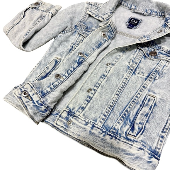 Gap Girls Denim Light Blue Jean Jacket Size S (7/8) Excellent Condition - Picture 4 of 6